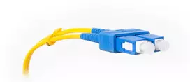 GETFORT GF-SUSUD2 vienmodis dvigubas šviesolaidinis šuoras SC/UPC–SC/UPC, 2 m, geltonas