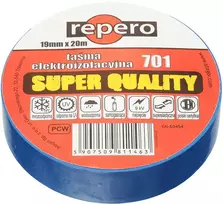 REPERO 701 Mėlyna PVC elektros izoliacinė juosta 19mm x 20m