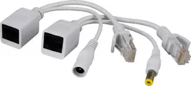 Pulsar P-POE1 pasyvaus PoE adapterių rinkinys su RJ45 jungtimis