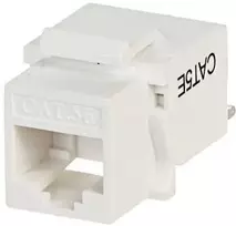 DELTA FX-RJ45-52 Cat.5e UTP Keystone lizdas RJ45 moteriškas 8P8C T568A/B juodas