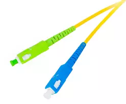 GETFORT GF-SUSAS5 vienmodis šviesolaidinis šuolis SC/UPC į SC/APC, 5 m, LSZH, geltonas