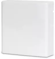 GETFORT GF-FO2P FTTH šviesolaidžio abonento lizdas su SC/APC ir LC/APC adapteriais, 2 prievadų sieninė dėžutė, vienmodis, balta