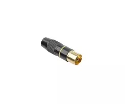 CABLETECH metalinis TV antenos lizdas juodas