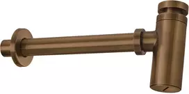 DEANTE apvalus praustuvo sifonas - poliruoto chromo butelinis gaubtas, reguliuojamo aukščio, 32 mm jungtis