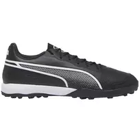 PUMA King Pro TT vyriški futbolo bateliai dirbtinei dangai, juodi/balti/auksiniai, 44 EU dydis