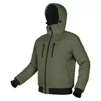 NEO TOOLS Izoliuota striukė su gobtuvu OUTDOOR, žalia, dydis M