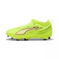 Puma Ultra 6 Match FG/AG Vaikiški Futbolo Batai Juodi Balti Fire Orchid 38 dydis
