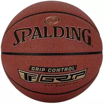 Spalding Grip Control krepšinio kamuolys 7 dydžio, rudos spalvos, kompozitinė oda, vidaus/lauko