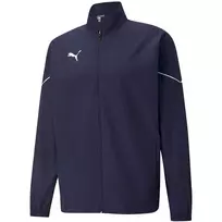 PUMA teamRISE Sideline vyriška striukė su užtrauktuku - Peacoat/Puma White - Dydis M