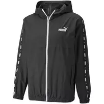 PUMA ESS+TAPE Windbreaker vyriška striukė juoda 847477 01 dydis M
