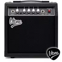 V-TONE AMP40 40W elektrinės gitaros kombas su 10 inch garsiakalbiu, 2 kanalais, reverb, 3 juostų ekvalaizeriu, ausinių išėjimu, Aux įėjimu