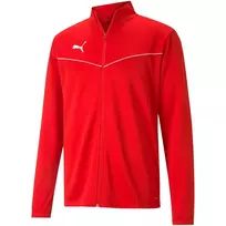 PUMA teamRISE Treniruočių poliesterinė striukė raudona 657392 01 XL