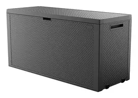 Keter 249384 lauko dėžė stačiakampė, derva, šviesiai pilka, 845 l