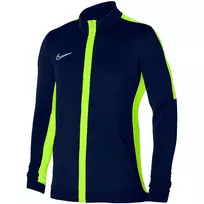 Nike Dri-FIT Academy 23 vyriški marškinėliai ilgomis rankovėmis su 1/4 užtrauktuku, Obsidian/Green Strike, S dydis
