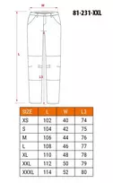 NEO TOOLS 81-231-XXL apsauginės kelnės pilka/juoda