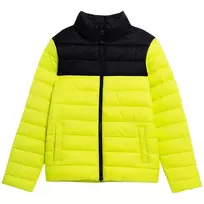 4F berniukų pūkinė striukė Juicy Green 164 cm