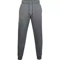 Under Armour vyriškos Rival Fleece 3Logo kelnės, Pitch Gray Light Heather / Black, dydis S