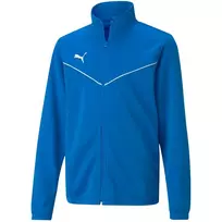 PUMA teamRISE treniruočių poliesterio striukė jaunimui Peacoat/Puma White 164cm