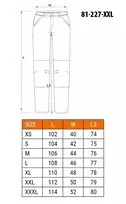 NEO Tools 81-227-XXL apsauginės darbo kelnės su 9 kišenėmis ir kelių apsaugų kišenėmis, pilkos/žalios, XXL