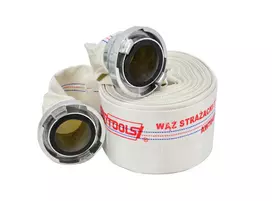 AWTOOLS AW70472 Gaisrinė žarna 20 m 2 coliai Storz C plokščia aukšto slėgio vandens žarna