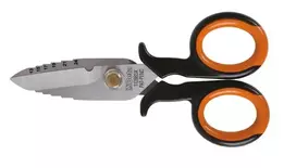 BETA 1128BSX elektriko žirklės su vielos nuėmimo išpjova, 145 mm, nerūdijantis plienas, oranžinės/juodos spalvos