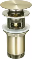 DEANTE NHC M10U Universalus praustuvo arba bidė kamštis su įvore – chromuotas viršus, EPDM tarpinė, tinka 32-40 mm kanalizacijos angoms