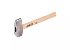 JUCO Traditional skaldymo kūjis 3.0kg – 900mm uosio kotas, aukštos anglies kaltas plienas galvai malkų skaldymui