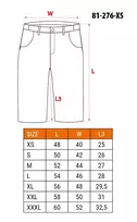 NEO Tools 81-276-XS apsauginiai darbo šortai, pilki/juodi, XS dydis, 10 kišenių, CE sertifikatas
