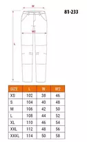 NEO Tools 81-233-XXXL apsauginės kelnės juodos