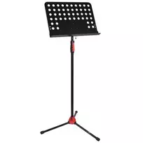 V-TONE DELUXE P1 reguliuojamas muzikos stovas natoms ir tekstams, sulankstomas tribedis su nešimo krepšiu, juodas