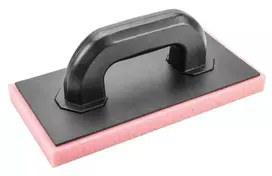 NEO Tools 50-254 Plytelėms kloti skirtas glaistymo ir klijų paskirstymo įrankis su ergonomiška rankena, 280 x 130 mm guminis pagrindas, juoda/oranžinė