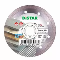 DISTAR DIAMOND BLADE DÉCOR SLIM 125 x 1.2 x 8 x 22.23mm