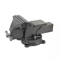 AWTOOLS AW24216 150 mm sukamasis veržtuvas su 360° besisukančiu pagrindu ir įmontuotu priekalu