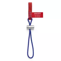KNIPEX įrankio tvirtinimo dirželis 00 50 11 T BK – 1,5 m PU trosas su užsifiksuojančiu karabinu, max 1,5 kg