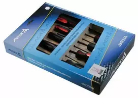 SATRA ASTA Hex raktų rinkinys 9 vnt. metrinis L formos, chromo-vanadžio plienas