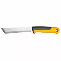 Fiskars X-series K82 derliaus peilis, nerūdijančio plieno ašmenimis, SoftGrip rankena, 15 cm, juoda/oranžinė