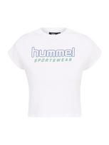 Hummel Marškinėliai 'June' mėlyna / žalia / balta