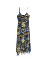 Desigual Suknelė 'By mr. christian lacroix' mėlyna / geltona / juoda / balta