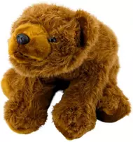 Lean Toys Pliušinis žaislas - rudas meškiukas, 28 cm
