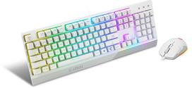 KEYBOARD +MOUSE/VIGOR GK30 COMBO WHITE US MSI | VIGORGK30COMBOWHITEUS