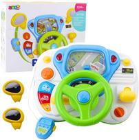 Lean Toys Vairavimo simuliatorius su šviesomis ir garsais, vaikštyne