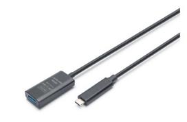 Digitus | Active USB 3.2 Gen2 10G extension cable | DA-73113 | USB-C to USB-A