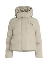 Calvin Klein Jeans Žieminė striukė kapučino spalva / auksas / balta
