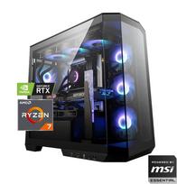 "Powered By MSI" Kompiuteris "MSI Shark 2" | AMD Ryzen™ 7 7700X | MSI B850M GAMING PLUS WIFI6E | 32GB DDR5 (2x16GB) | 1TB M.2 SSD | MSI GeForce RTX™ 5070 12G OC GDDR7 DLSS 4 | 240541_5070 | RTX IT'S' ON, DLSS 4, Ray Tracing, Reflex 2, AI PC, NVIDIA Studio | Dovana RGB žaidimų klaviatūra ir pelė | Žaidimas Control Resonant dovanų