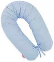 Užvalkalas nėščiosios pagalvei LONGER mėlynais dryžiais