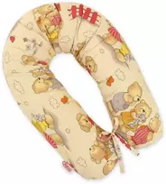 Užvalkalas nėščiosios pagalvei LONGER iš medvilnės Teddy bear birthday