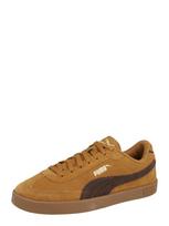 PUMA Sportbačiai be auliuko 'Club II Era Suede' karamelės / šokolado spalva / auksas
