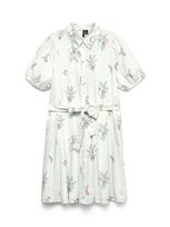 VERO MODA Palaidinės tipo suknelė 'VMDICTHE' mėlyna / tamsiai žalia / rožių spalva / balta