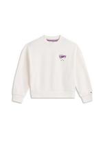TOMMY HILFIGER Megztinis be užsegimo šviesiai mėlyna / purpurinė / rožių spalva / balta