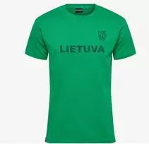 Hummel Lietuvos Futbolo Rinktinės Oficialūs Sirgalių Vaikiški Marškinėliai, Dydis: 164 cm